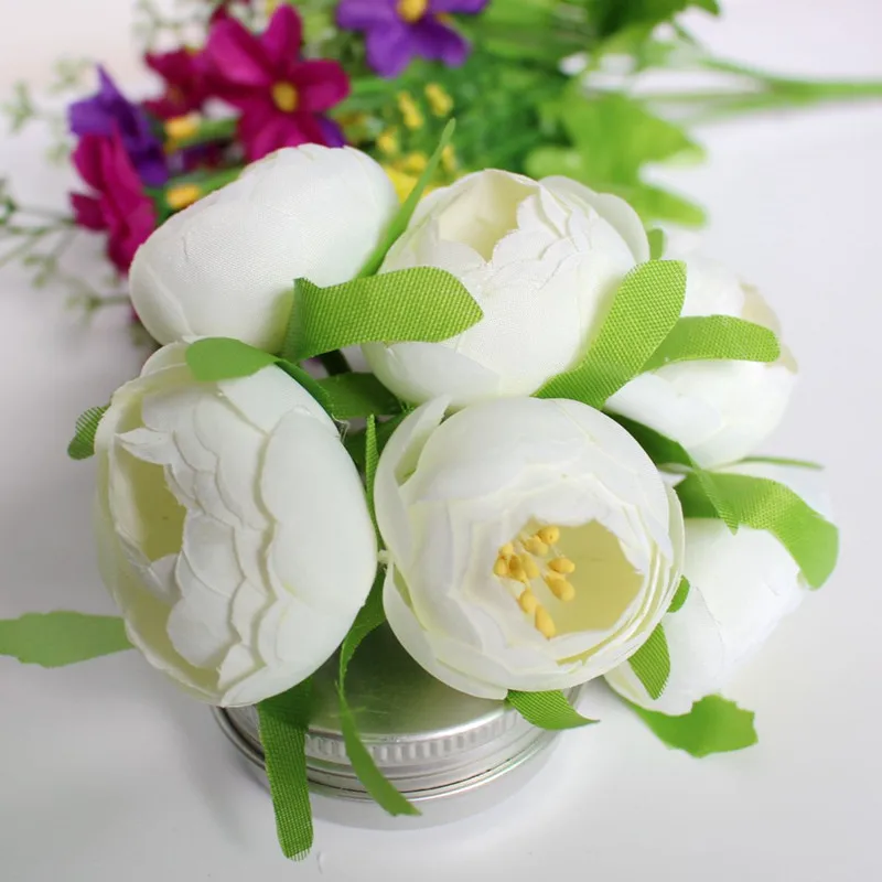 30 шт. Декоративная гирлянда из шелковой ткани 5 см | Дом и сад