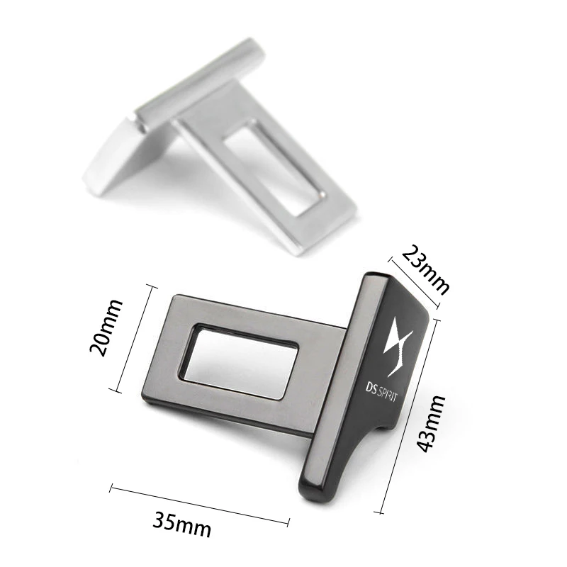 

Alloy Car Safety Seat Belt Buckle Hidden Safety Belt Clip With Customize Logo Car Accessories For Citroen DS Spirit Ds3 Ds4 Ds5