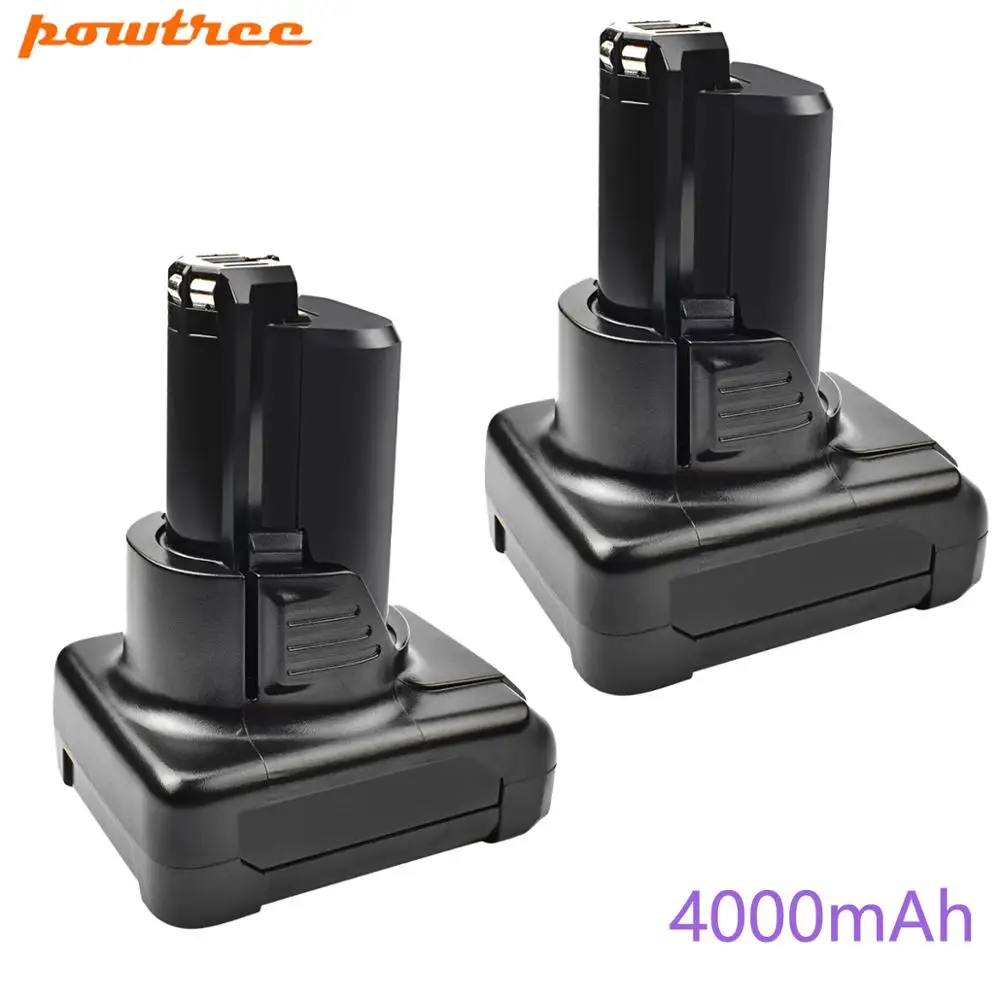 Сменный литий ионный аккумулятор Powtree 4 0/Ач для инструментов Bosch BAT411 BAT420 BAT412 BAT414 12