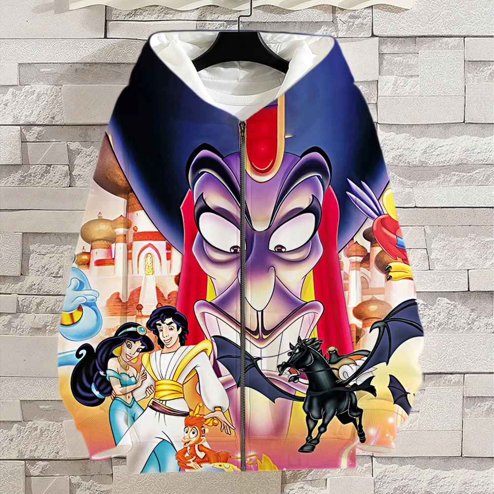 Толстовка с капюшоном Return of Jafar для мальчиков и девочек детская Весенняя большого