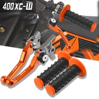 motocross non slip hand grips handlebar and dirt bike brake clutch levers for 400xcw 400xc w 400 xc w xcw 2008 2009 2010