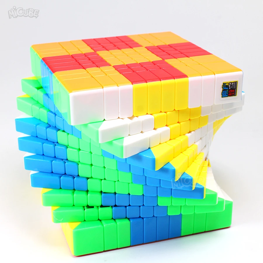 Moyu Meilong 10x10x10 кубик без наклеек матовая поверхность 10x10 волшебный скоростной твист