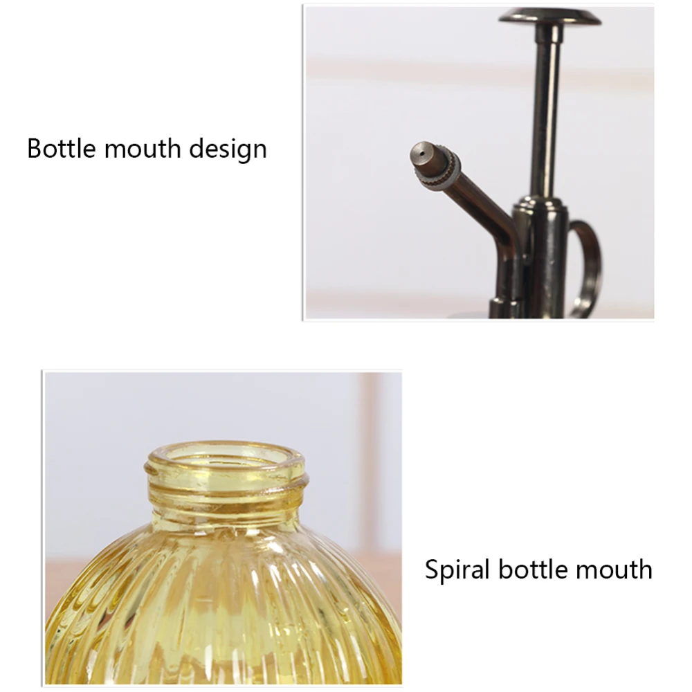

1pc Plant Flower Glass Garden Watering Pot Mister 300ml Water Cans Sprayer Bottle Spray Irrigation Supplies Hairdressing Tool