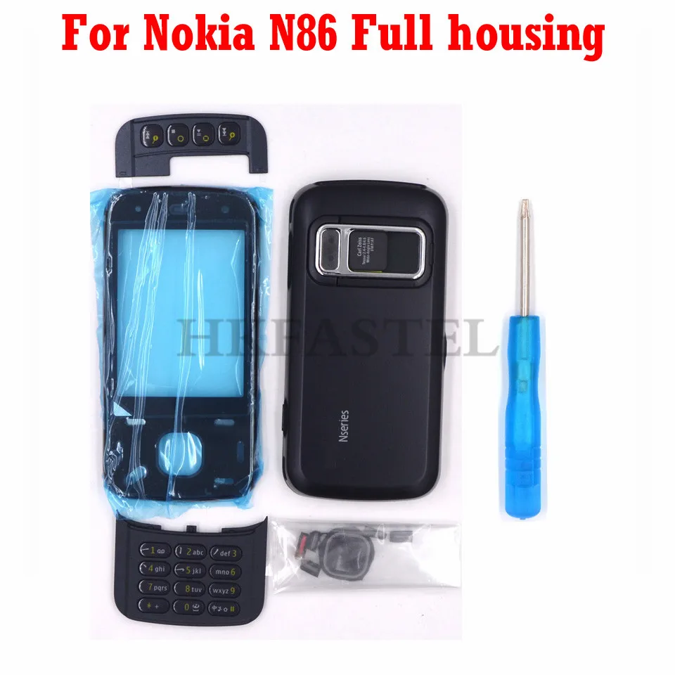 Для Nokia N86 новый полный мобильный телефон чехол с английской клавиатурой +