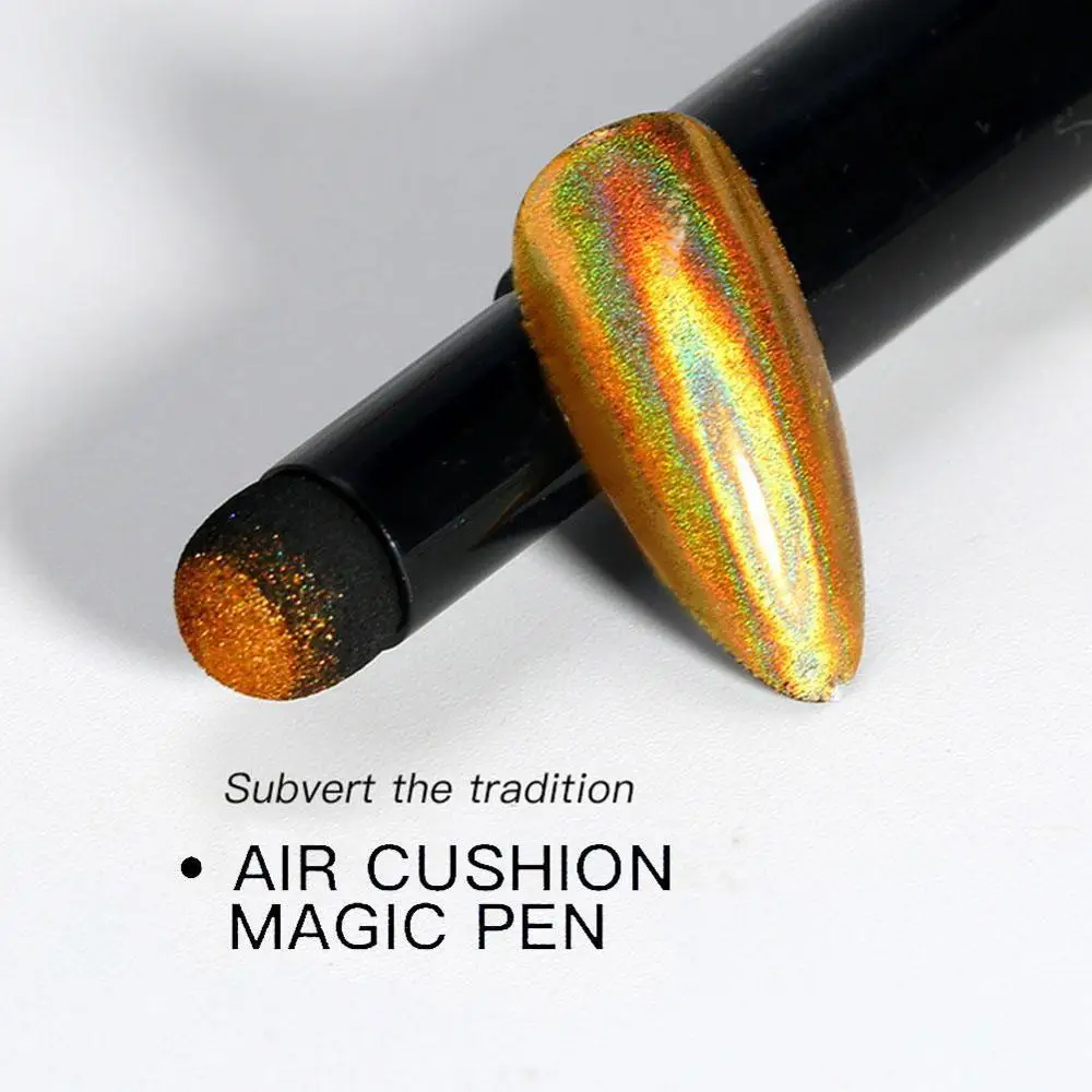 Новый продукт Подушка для ногтей перо Aurora зеркальная ручка Цветной мел One Cu