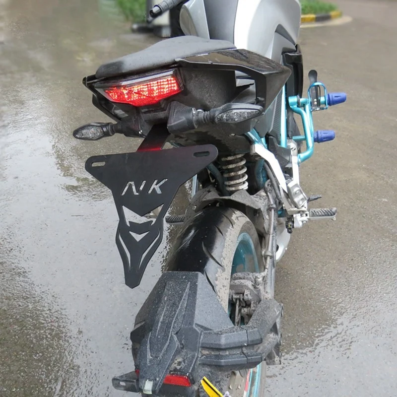 

Motorcycle Black License Plate Bracket Holder Mount for CFMOTO NK 250