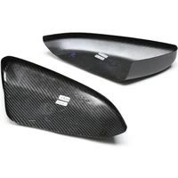 carbon fiber car mirrors cover dry carbon add on style gloss black