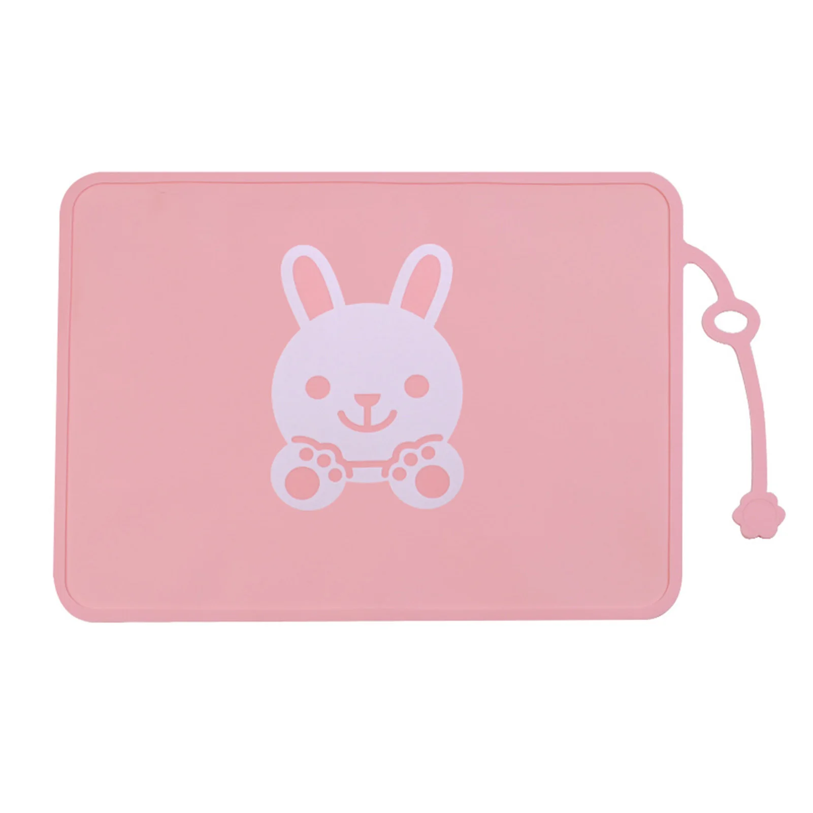 

Practical Convenient Stylish Durable Kids Rectangle Cute Thicken Heat Resistant Non-slip Silicone Placemat Table Mat