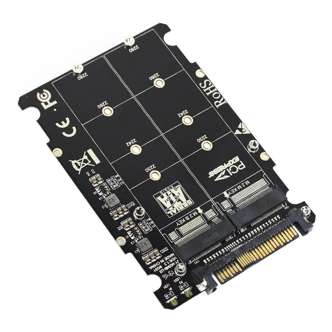 Для NGFF M.2 SSD M ключ к адаптеру U.2 2 в 1 M2 для NVMe SATA Bus to PCI e SFF 8639 адаптер PCIe конвертер