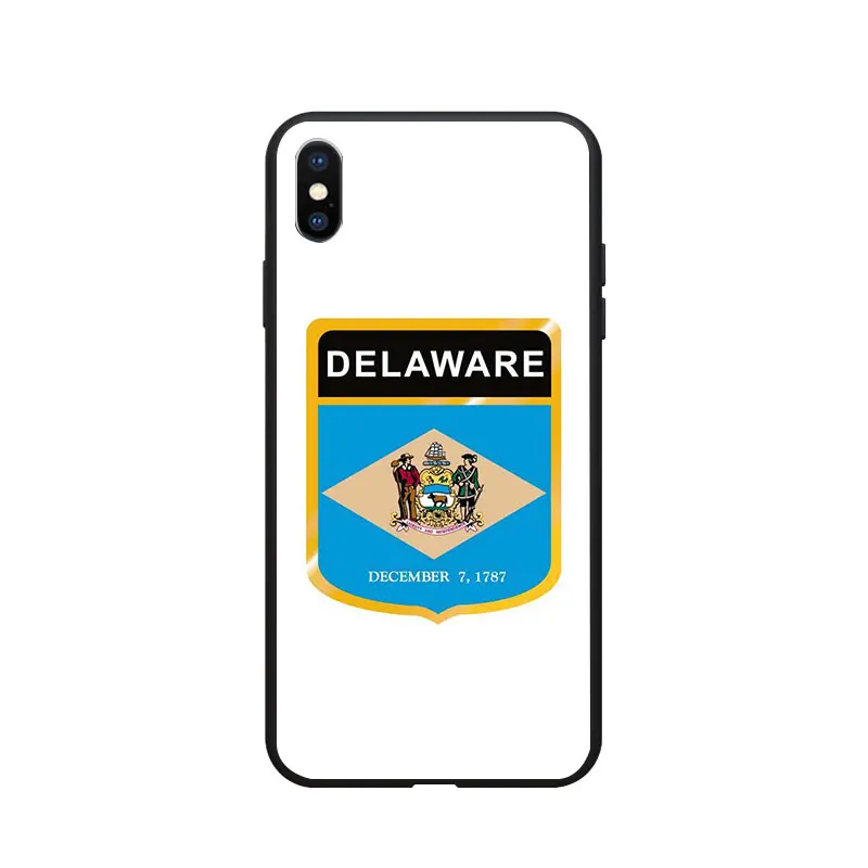 Мягкий термополиуретановый чехол для телефона с изображением логотипа Delaware DE