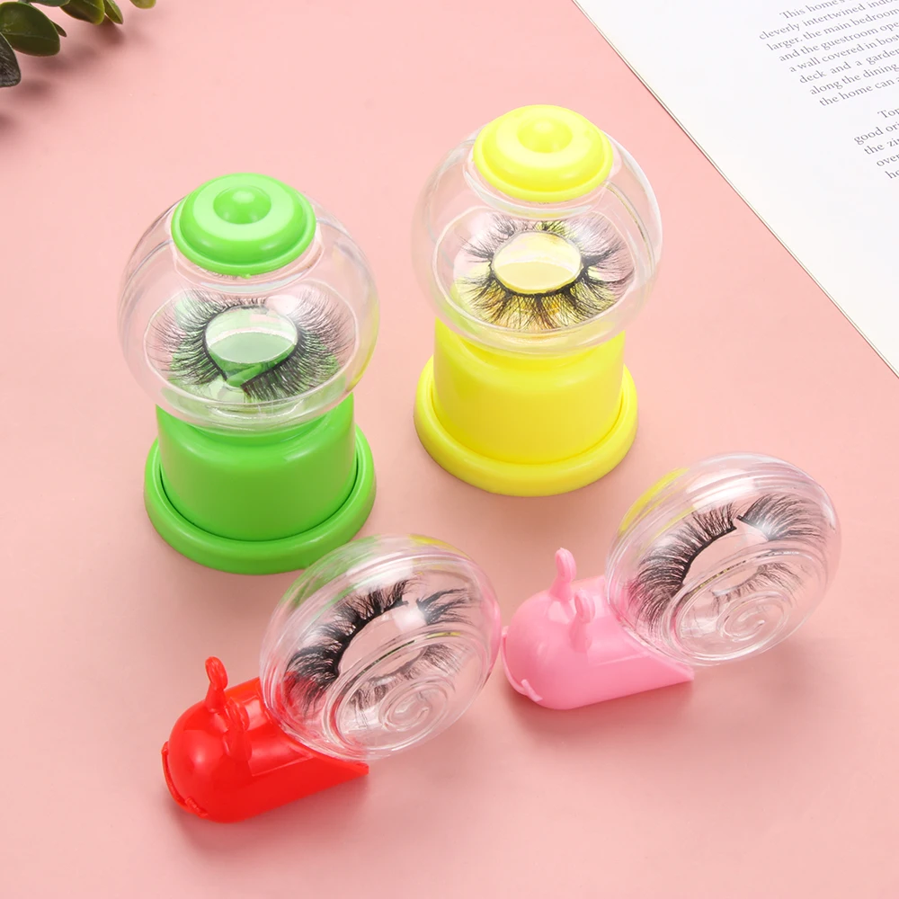 Маленькая улитка конфеты машина Дизайн Накладные ресницы упаковочная коробка