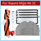 Запчасти для Xiaomi Mijia Mi 1C 1T, Hepa фильтр, основная боковая щетка, Швабра, тряпка, нож, гребень, комплект, домашние аксессуары, робот-пылесос Xiomi