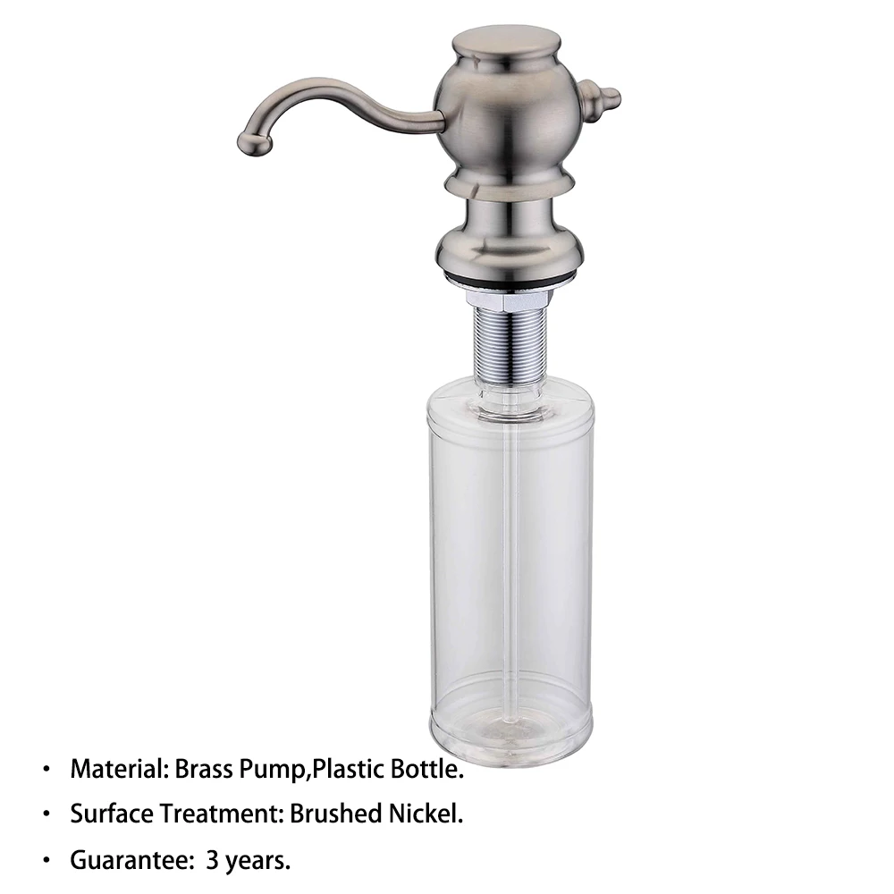 Бесплатная доставка Дозатор жидкого мыла для кухонной раковины, дозатор мыла для ванной комнаты, душа, монтируемый на палубе, дистрибудор.