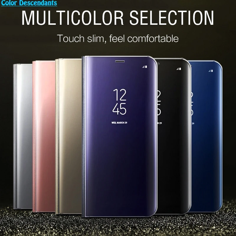 Зеркальный флип-чехол для huawei P30 Pro mate 20 Lite X 20X ударопрочный роскошный чехол на