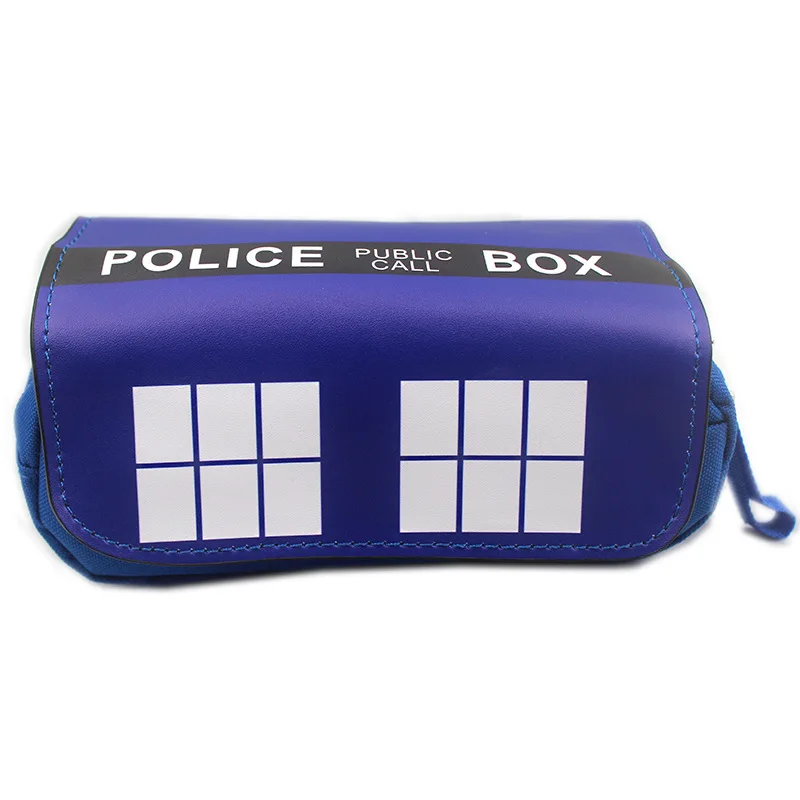 Кошелек Doctor Who длинный стиль кошельки из искусственной кожи на молнии тардис