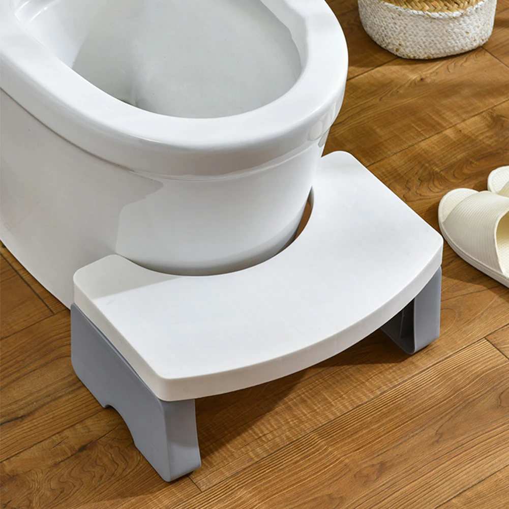 

Thickened Detachable C Curve Home Toilet Stool Anti Constipation Squatting Pooping Bathroom PP Kids Adults Heightening Durable
