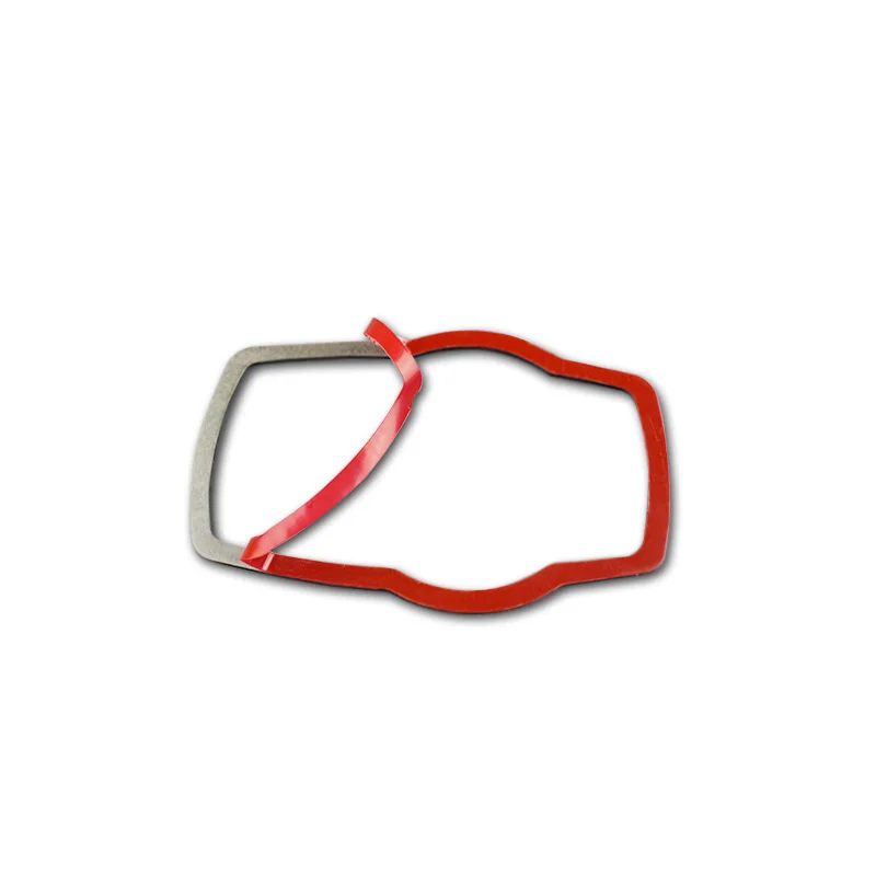 Автомобильный интерьер из углеродного волокна наклейка мультимедийная Кнопка