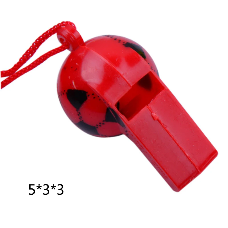 12Pcs Children's Toy Football Plastic Whistle Kids Birthday Party Favors Carnival Pinata Toys School Soccer Match - купить по