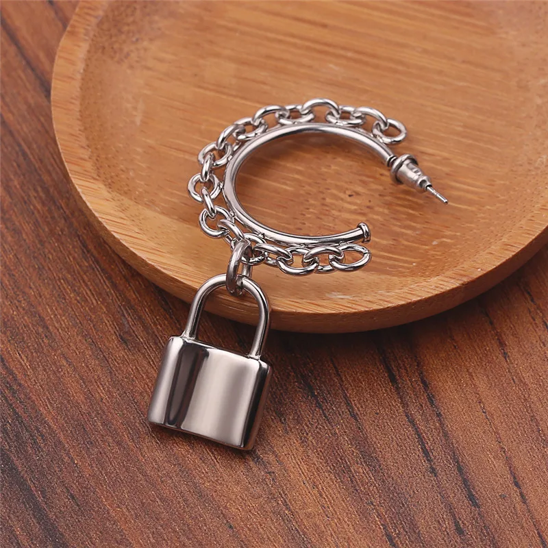 Модные Винтажные серьги серебряного цвета для женщин и мужчин 1 шт. подарок на