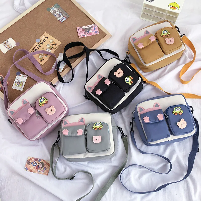 

Маленькая сумка-шоппер 2021, женская сумка через плечо, дизайнерские сумки, кошелек для девушек, женская сумка, милая сумка-шоппер, мультяшная ...