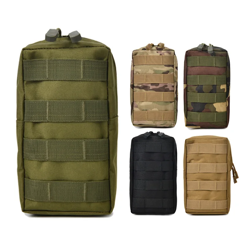 

Waterproof Nylon Multi Purpose Army Small Canvas Military Bag Tactical Molle Belt Waist Pack Bags Outdoor Phone Pouch Universal