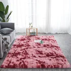 Скандинавский окрашенный ковер с галстуком, мягкий хлопковый розовый коврик, салонный напольный коврик, плюшевые коврики для гостиной, спальни, alfombra