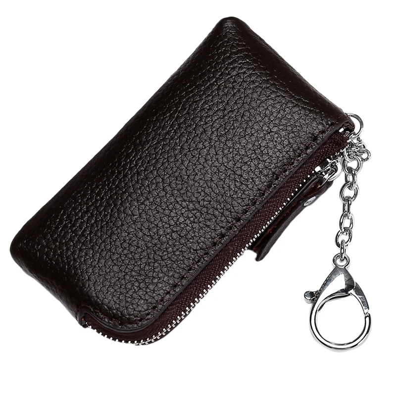 

Unisex Vintage Coin Purse PU Leather Zipper Coin Purses Retro Women Men Small Money Key Holder Bag Pocket Organizer