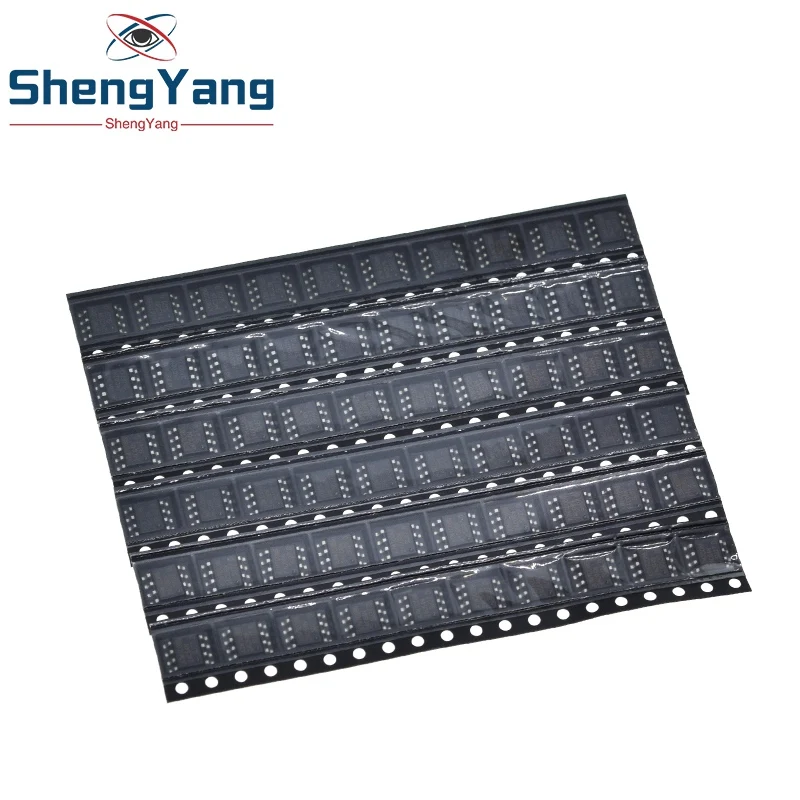 ShengYang 60 шт. = 6 видов * 10 24C02 24C04 24C08 24C16 24C32 24C64 sop набор по (12-21) | Электронные компоненты