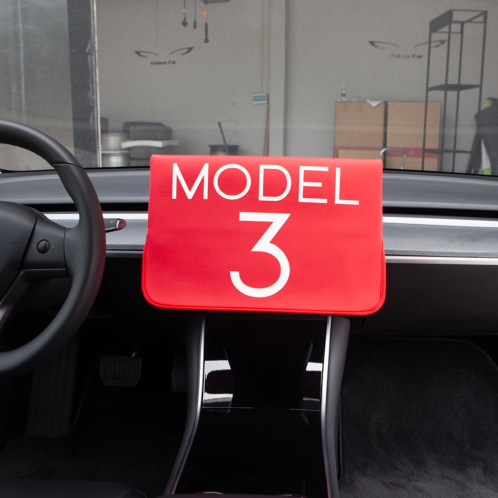 

For Tesla Model 3 Sleeve Slip On Sunshade Screen Protector Screen Dust Cover 1PC
