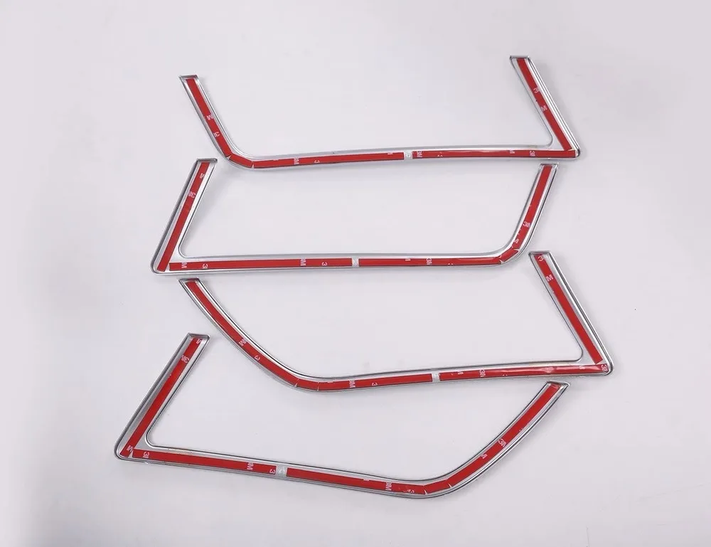 Car Interior Door Decoration Strips Trim For Land Rover Discovery 5 2017 ABS Matte Chrome Accessories Styling 4Pcs/set | Автомобили и