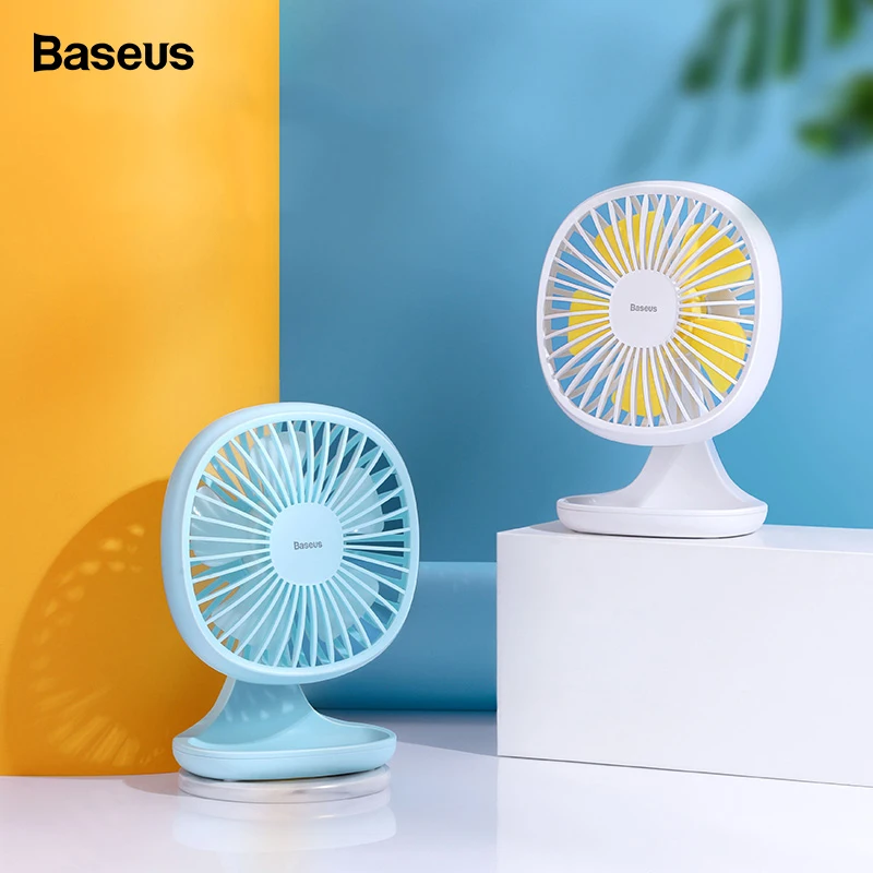 USB вентилятор Baseus портативный с 5 лопастями 3 скорости|USB-гаджеты| |