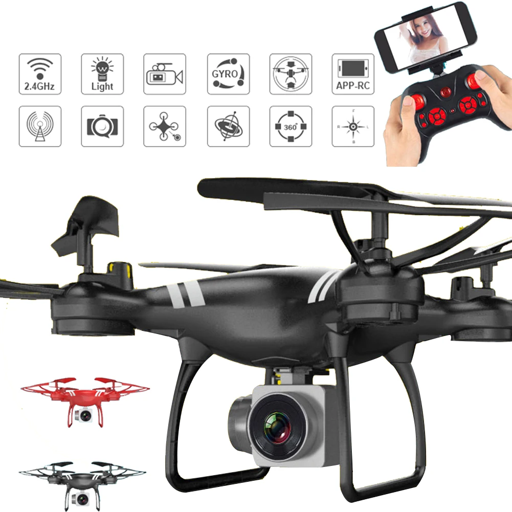 KY101 2 4 ГГц RC 6 осевой гироскоп Квадрокоптер FPV удержания высоты с Камера Дрон HD