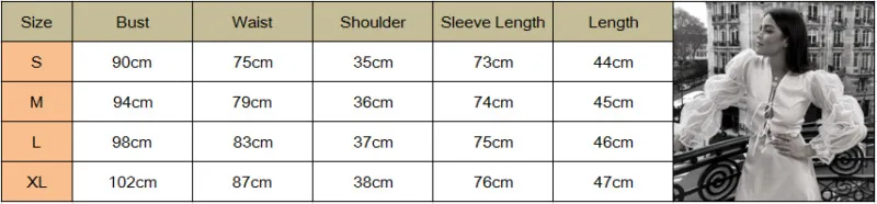 Women Sexy or Club Style T-Shirts None Decoration Full Sleeve Length Short Clothing Soild Puff V-Neck |