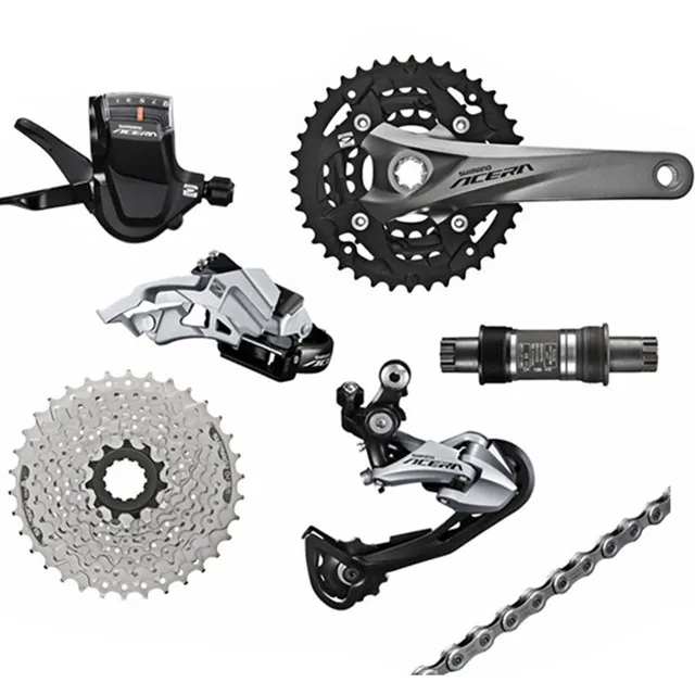 SHIMANO M3000 сменный комплект для горного велосипеда 9 S/27 комплект для переключения скорости M390 комплект обновленная версия добавить MT200+ G3 тормоз