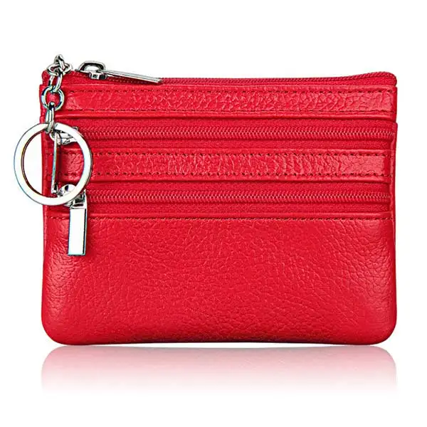

Women's PU Leather Coin Purse Fashion Small Zipper Bag Mini Wallet Pocket Credit Card Case SER88