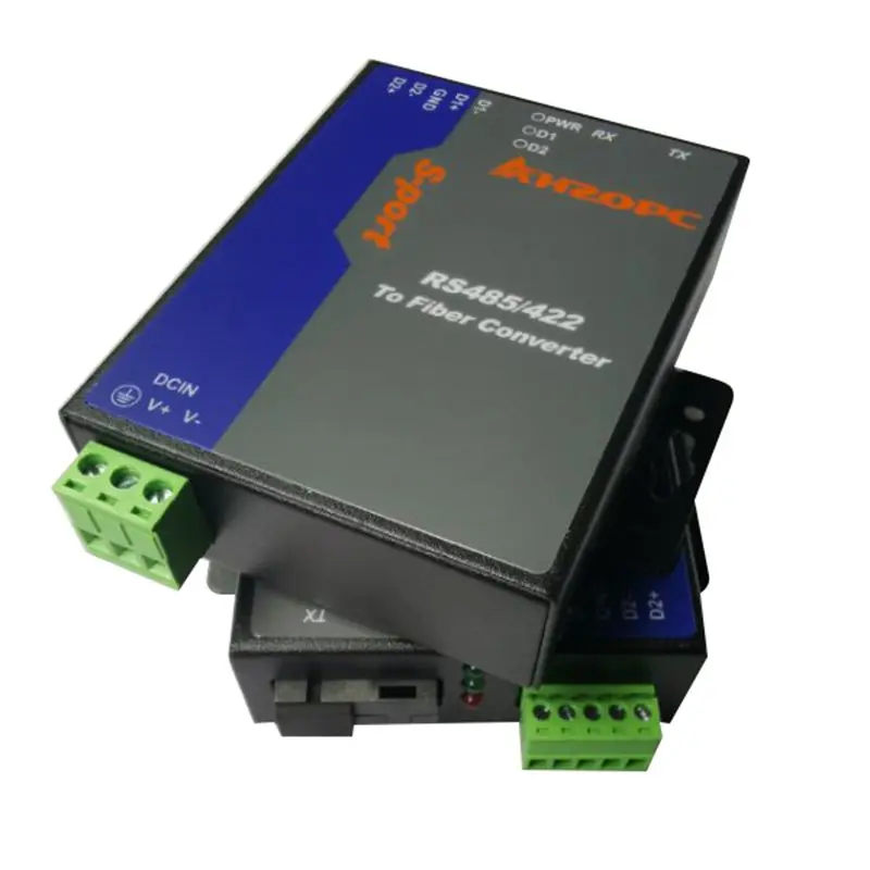 

Industrial Grade 2 RS485 Bidirectional Fiber Converter 485 Light Cat 485 Fiber Transceiver MODBUS to Fiber