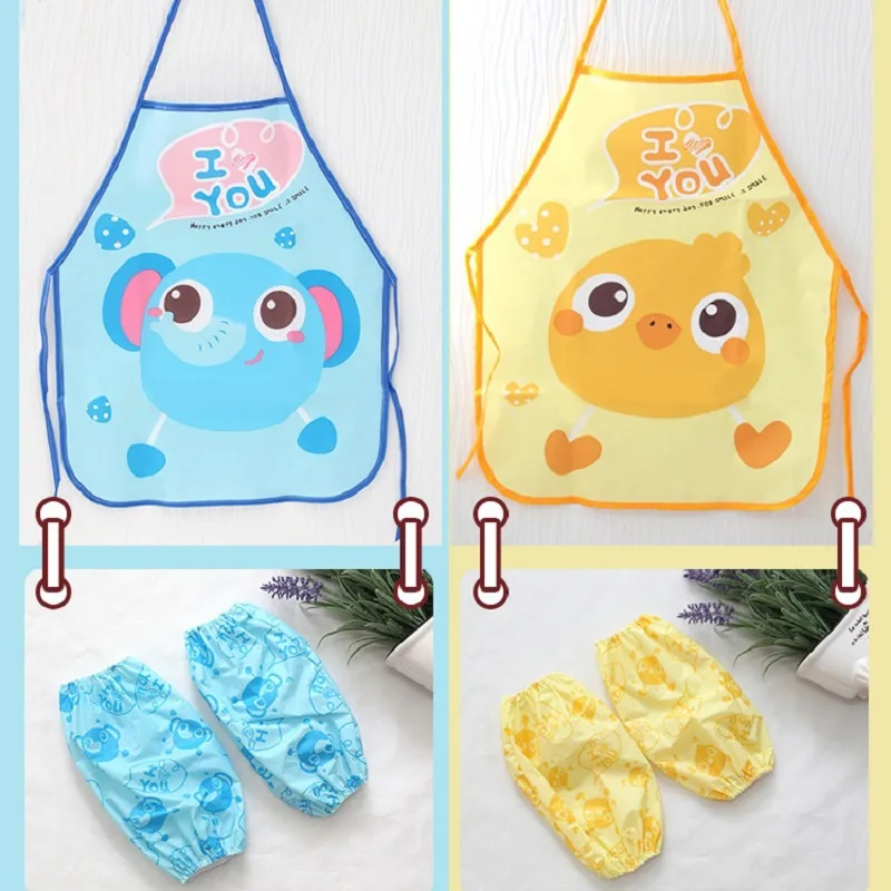 Набор креативных детских кухонных фартуков с защитой от масла домашние предметы