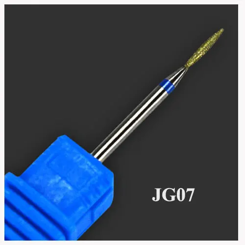 JG07 Корундовое сверло для ногтей, алмазная фреза, сверло для электрической машины, пилочки для маникюра, гель для удаления, аксессуары для ногтей, инструмент JG01-17-1 - Цвет: JG07