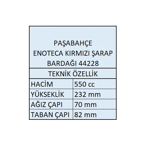 Pasabahce 44228 Enoteca стакан для красного вина 12 шт. |