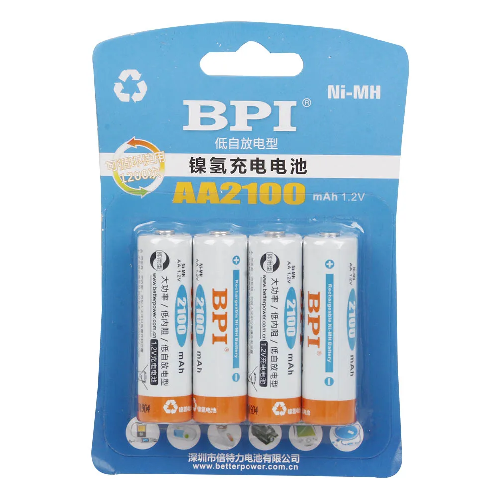Аккумуляторная батарея aa 1 2 В 2100 мАч аккумуляторные батареи Ni-MH аккумулятор для