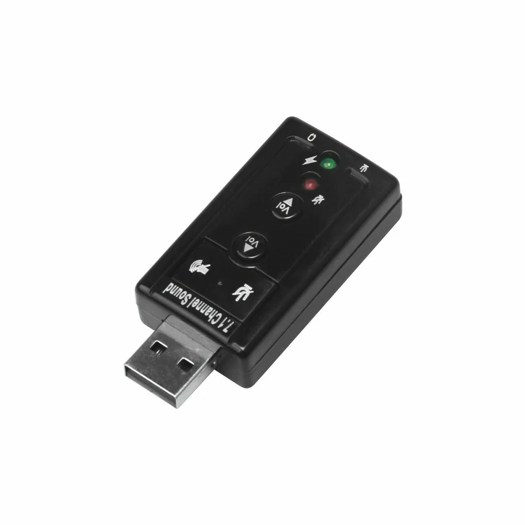 Звуковой адаптер USB7.1 с USB на гнездо 3 5 мм аудиоадаптер для наушников внешняя