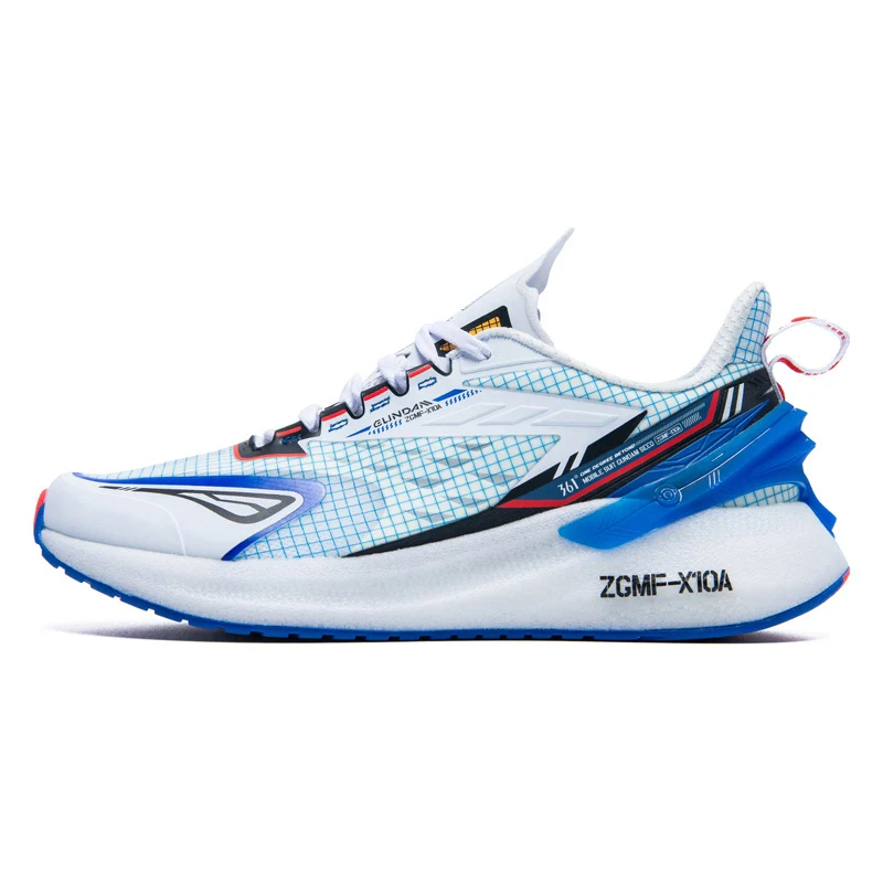 

361 DegreesÃ—Gundam Seed Men's Lightweight Sneaker Summer New Mesh Breathable Sports Running Shoes 672022201F-1