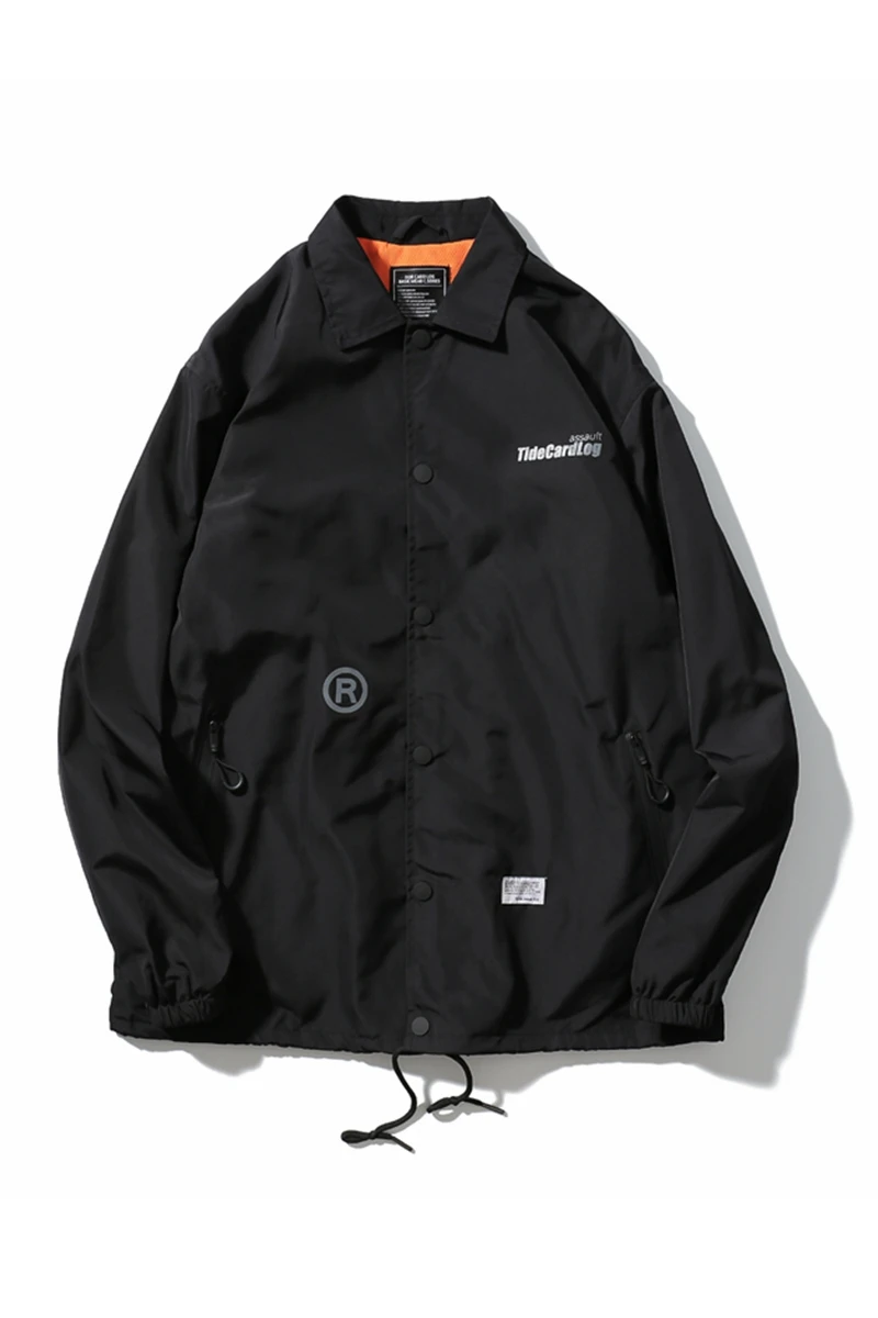 Зимний Панк мужской ветрозащитный длинный Тренч с принтом спортивный костюм