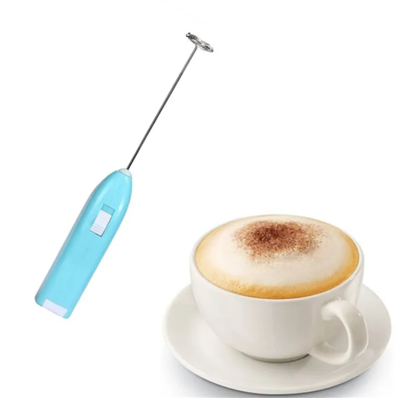 Mini Handheld Milk Frother Egg beater Battery Operated Electric Foam Maker Includes Kitchen Stand Coffee Mixer | Дом и сад