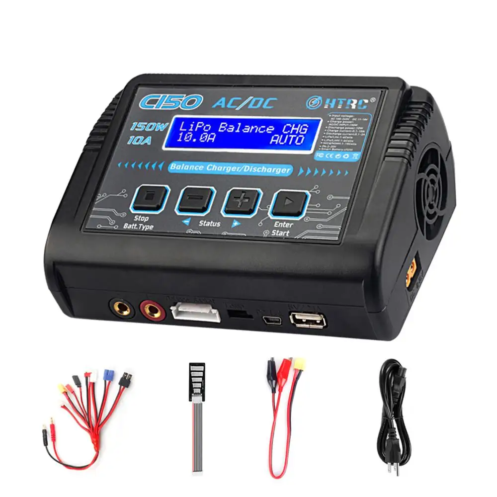 Зарядное устройство горячая Распродажа HTRC C150 Lipo зарядка для аккумуляторов LiPo LiHV