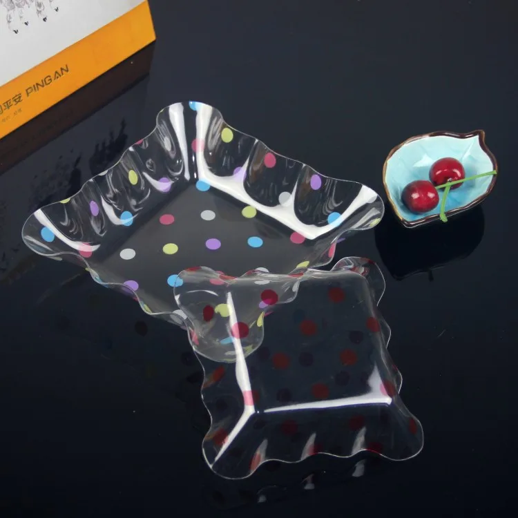 Творческая Фруктовая тарелка Пластик конфеты блюдо Гостиная Европейский семена