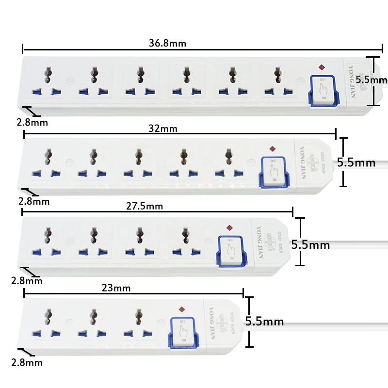 удленитель розетки Удлинитель свинцовая лента Питания AU CN EU US UK вилка