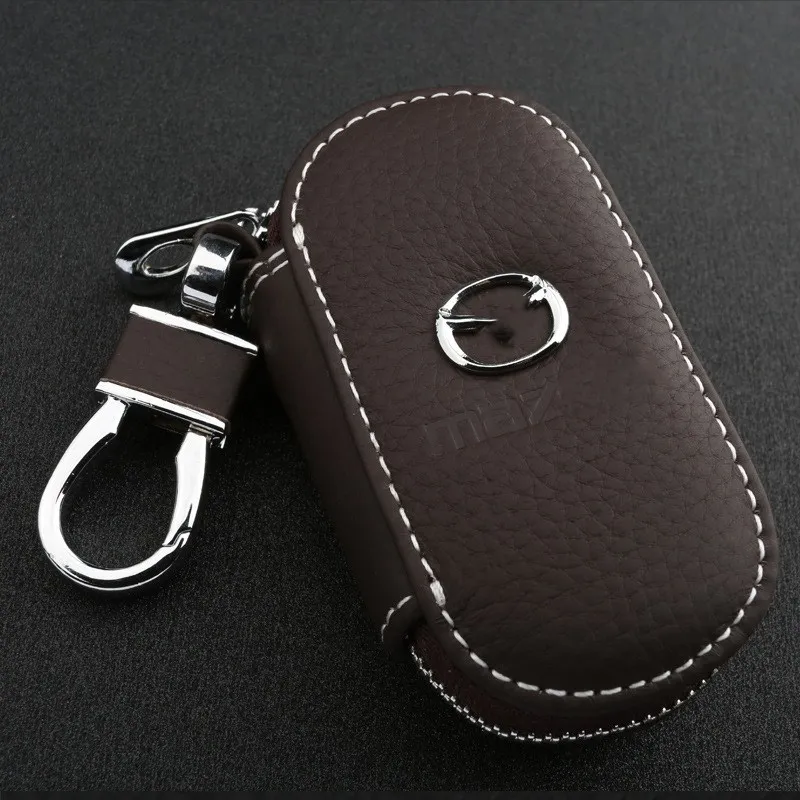Подходит для универсальных автомобильных смарт-ключей кожаные кошельки ключей
