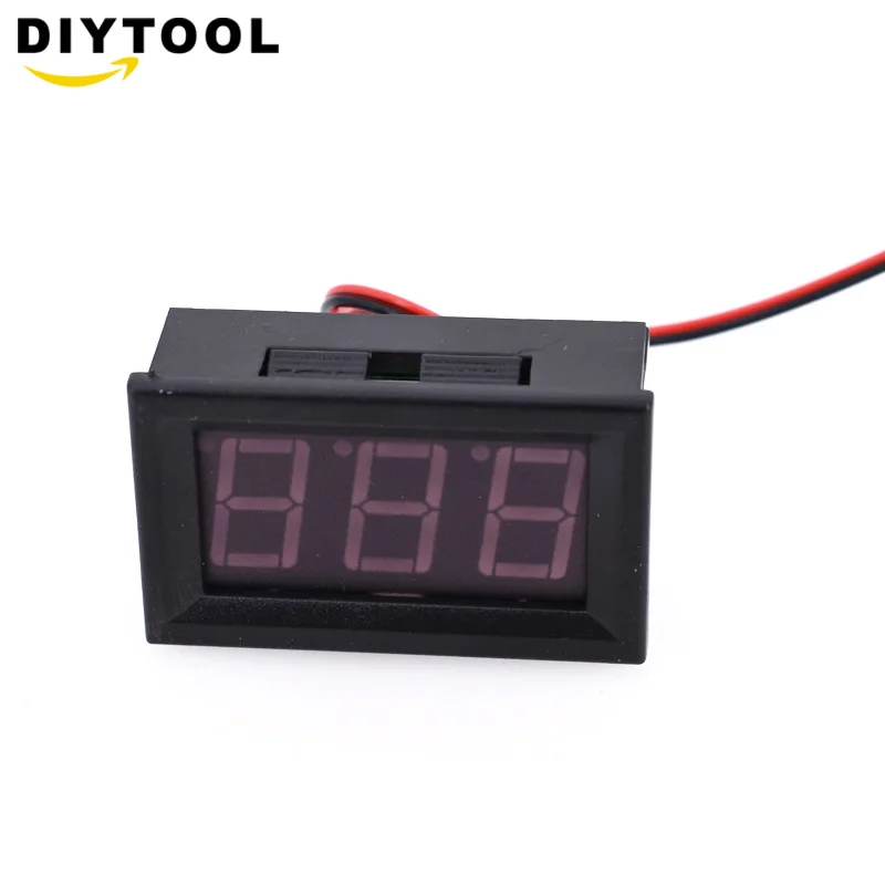Мини вольтметр тестер цифровой напряжения батарея постоянного тока 5-120 в