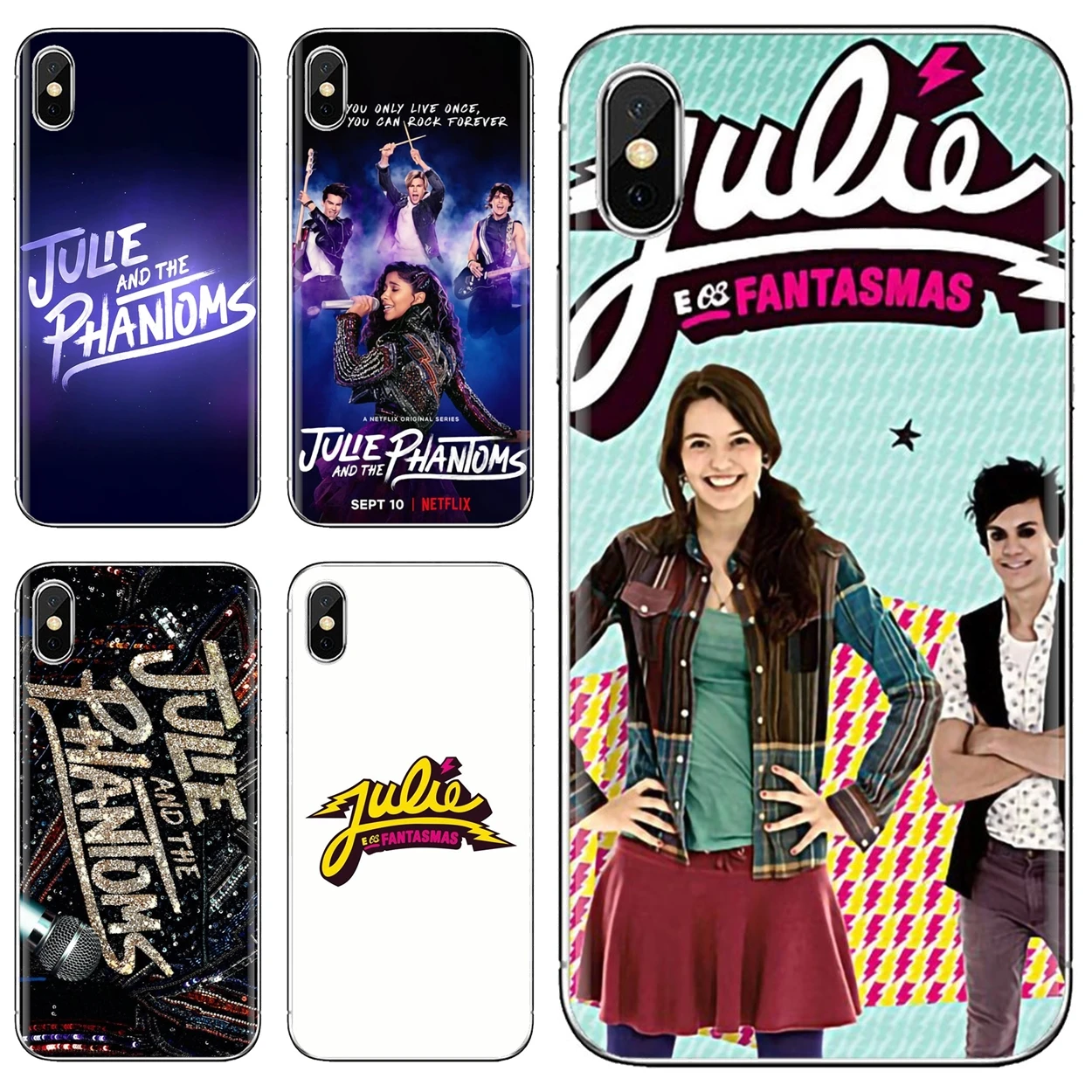 Чехол Julie and The Phantoms из мягкого ТПУ для iPhone iPod Touch 11 12 Pro 4 4S 5 5S SE 5C 6 6S 7 8 X XR XS Plus Max